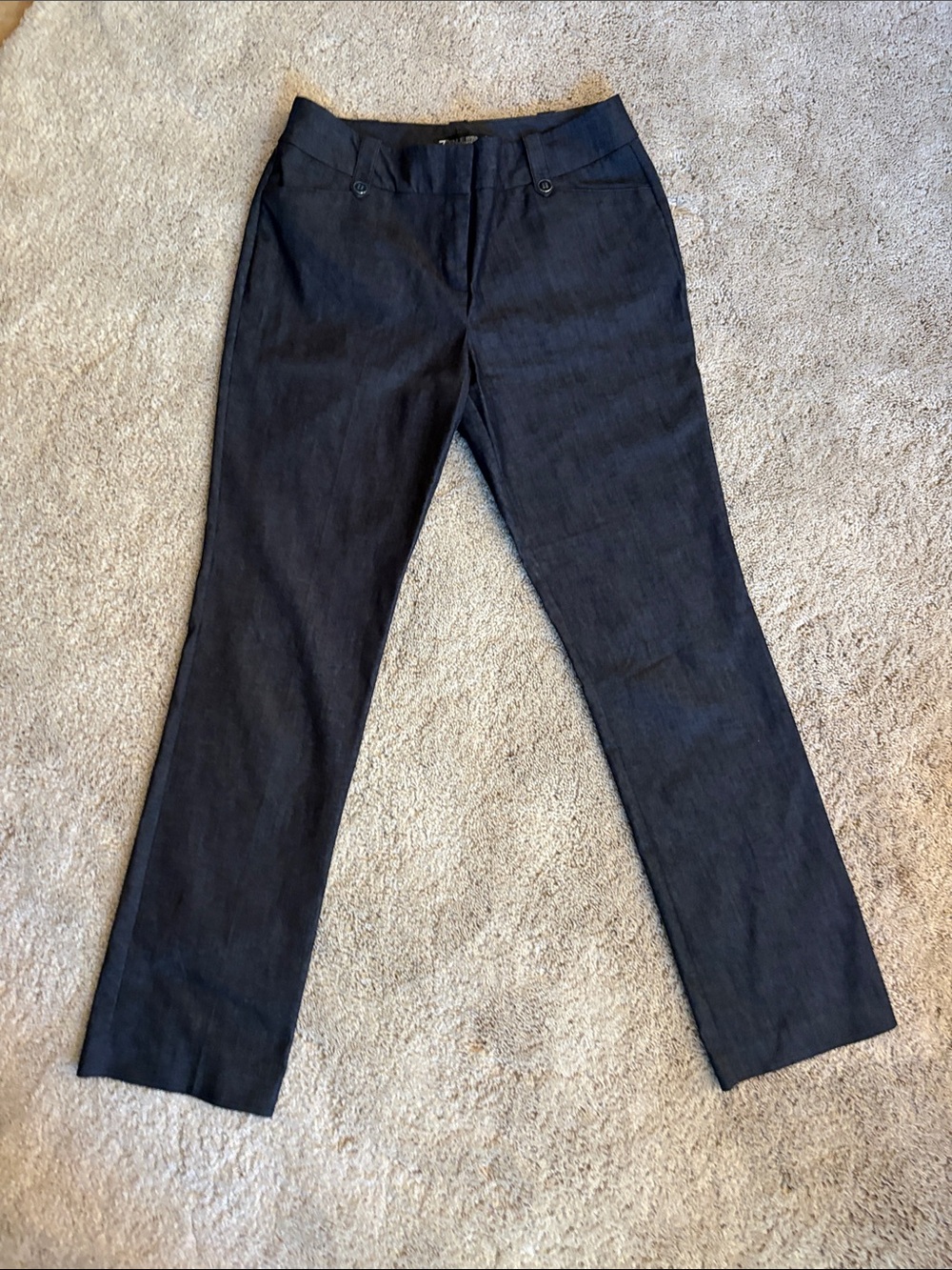 New York & Company Dark Blue Dress Pants - 7th Avenue Design Studio